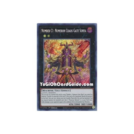 Number C1: Numeron Chaos Gate Sunya (Secret Rare)